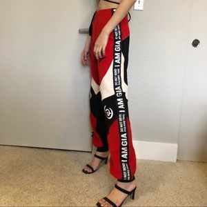 I.AM.GIA Red Electra Pants Size S